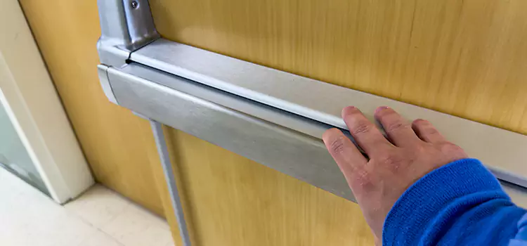 Installing a Push Bar on a Door North Atlanta